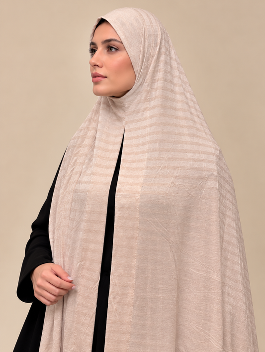 Champagne Soft-Drape Hijab