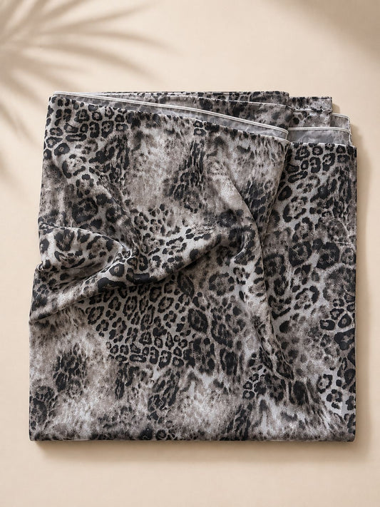 Grey Safari Crepe Hijab
