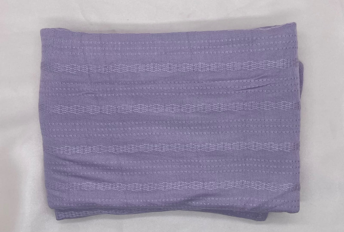 Lilac Stripe Textured Hijab