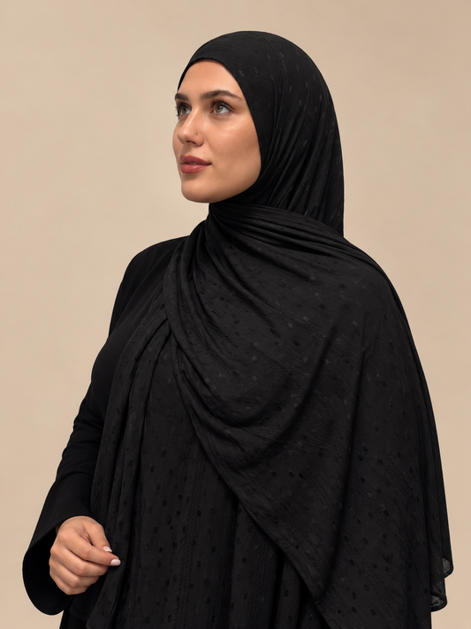 Midnight Dot Hijab