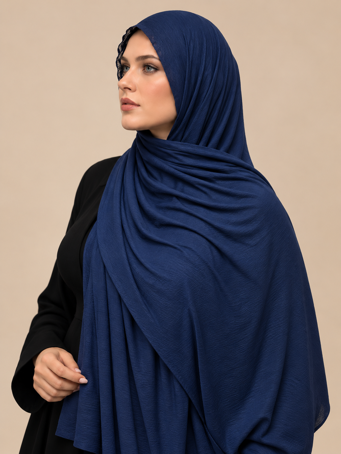 Royal Navy Textured Hijab