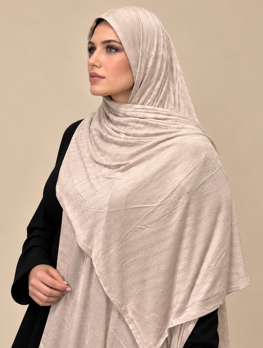 Champagne Soft-Drape Hijab