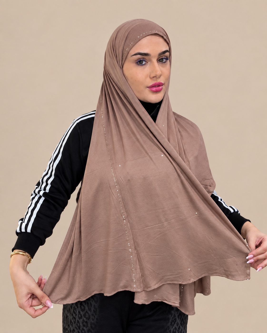 Sparkle Edge Jersey Hijab