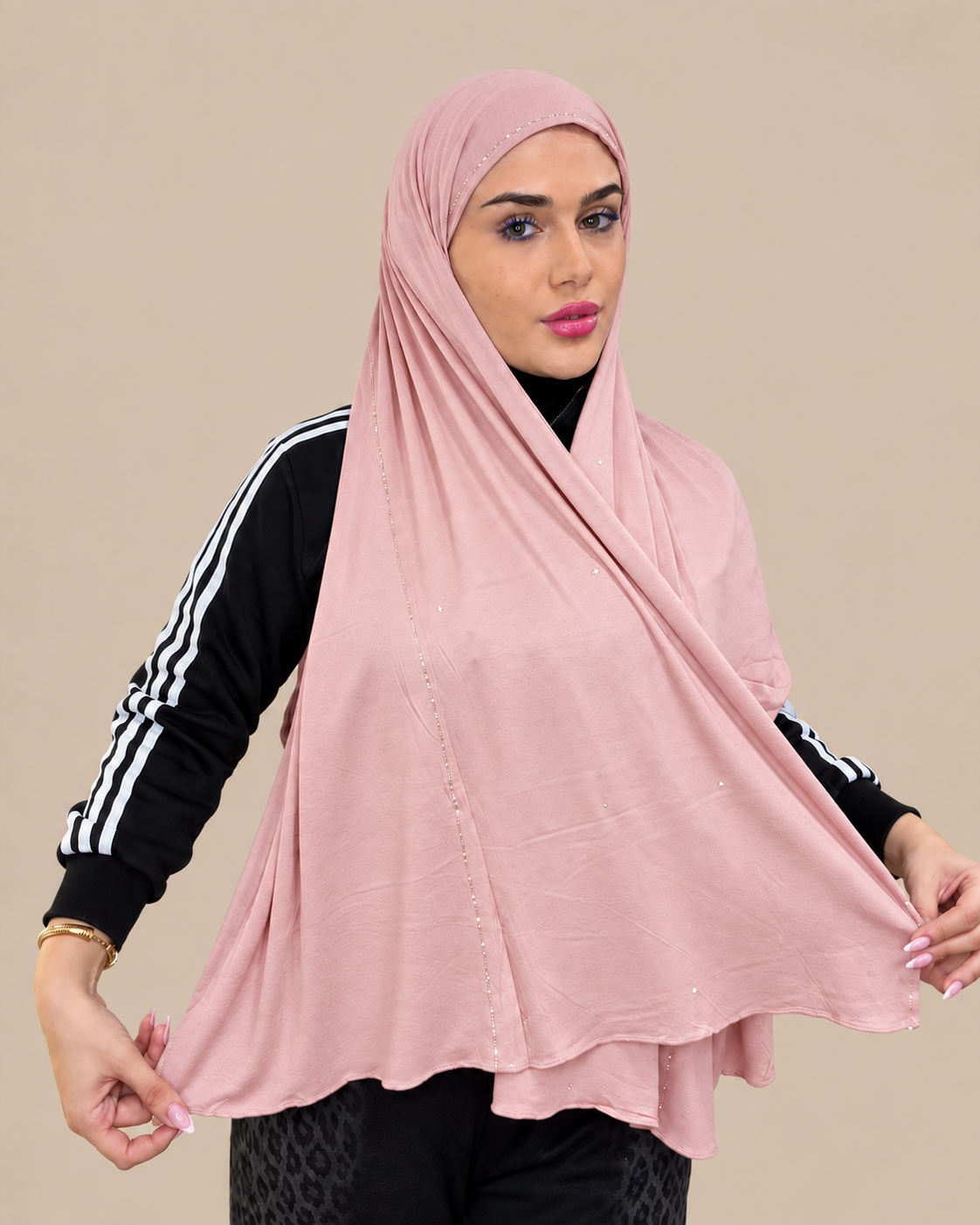 Sparkle Edge Jersey Hijab