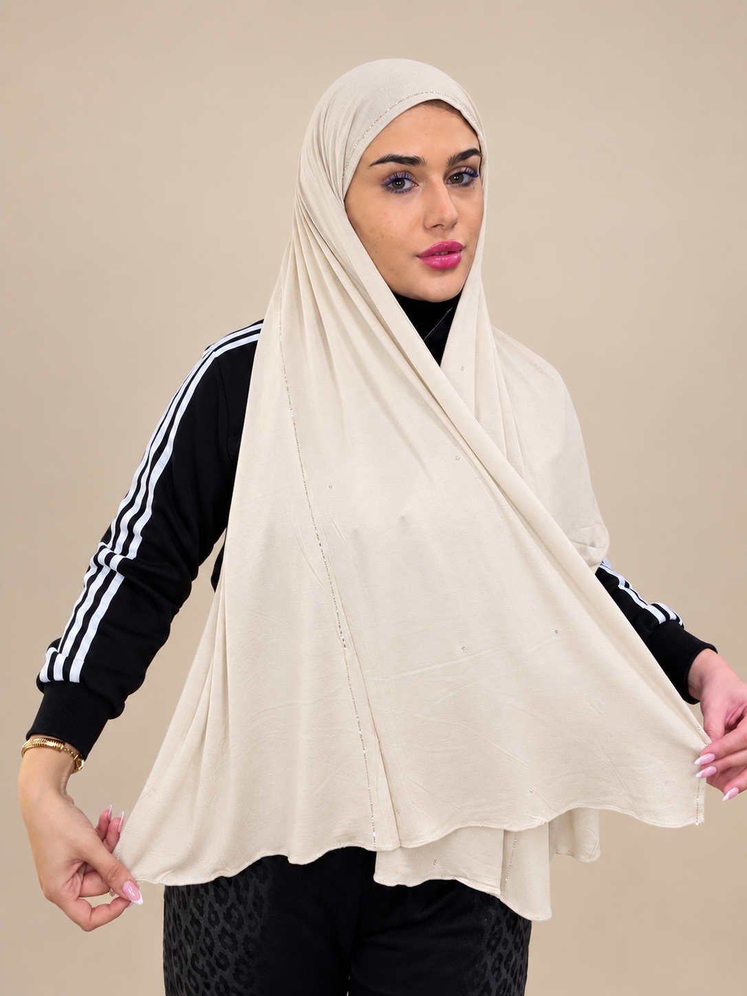 Sparkle Edge Jersey Hijab