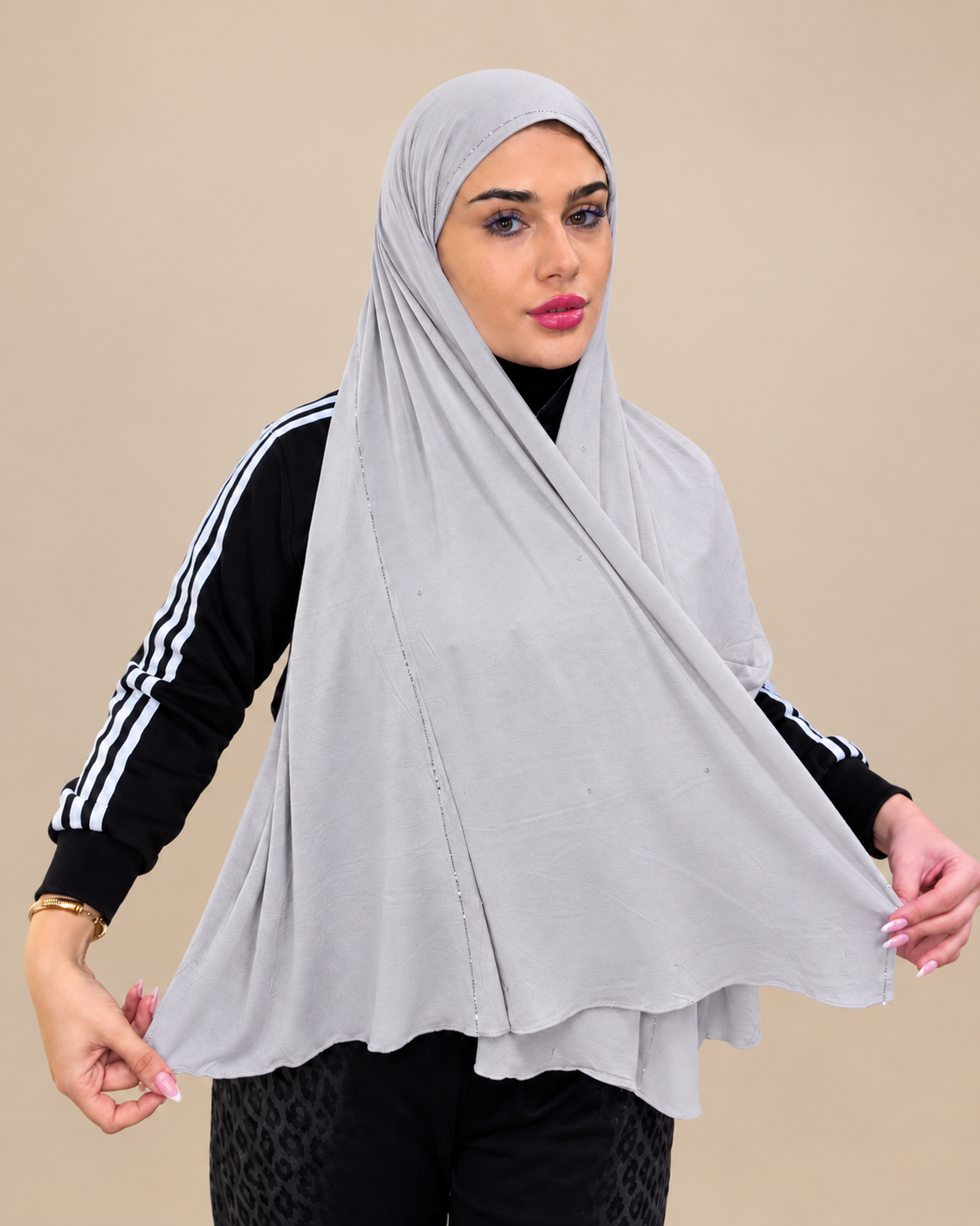 Sparkle Edge Jersey Hijab