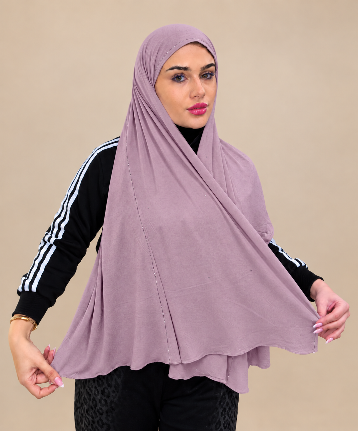 Sparkle Edge Jersey Hijab