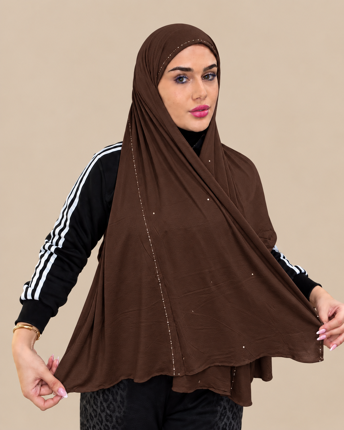 Sparkle Edge Jersey Hijab