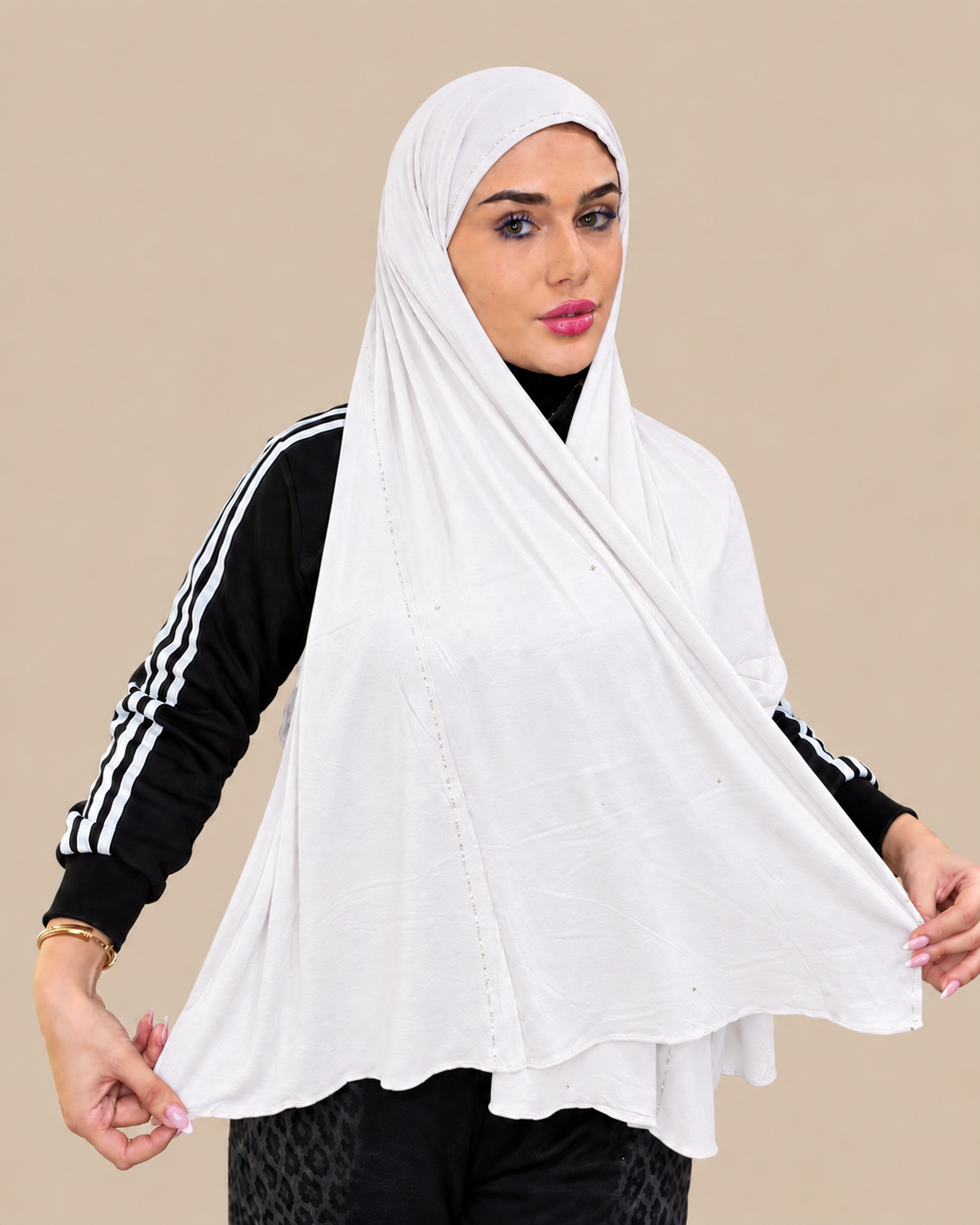 Sparkle Edge Jersey Hijab