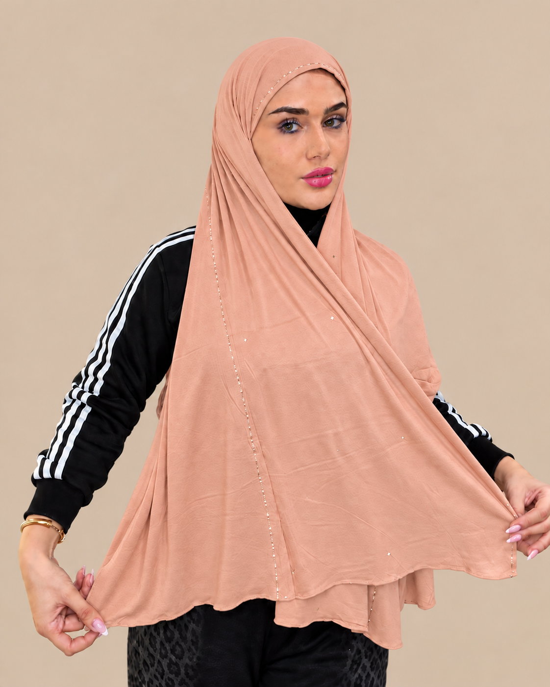 Sparkle Edge Jersey Hijab