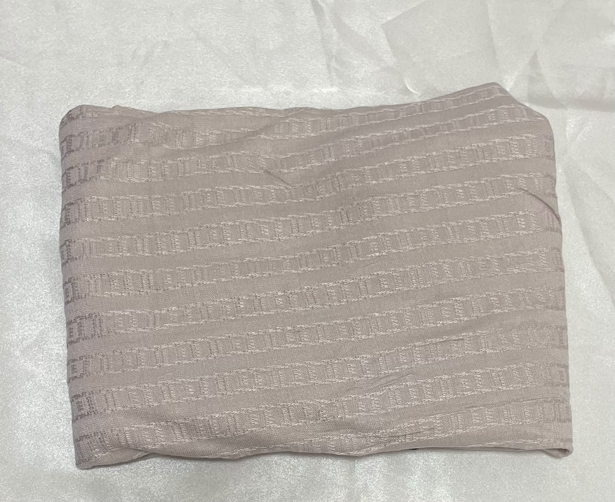 Ivory Textured Hijab
