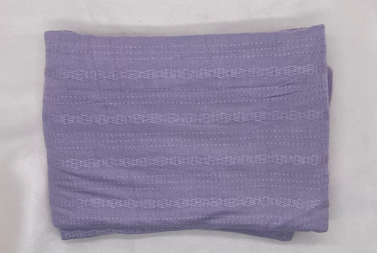 Lilac Stripe Textured Hijab