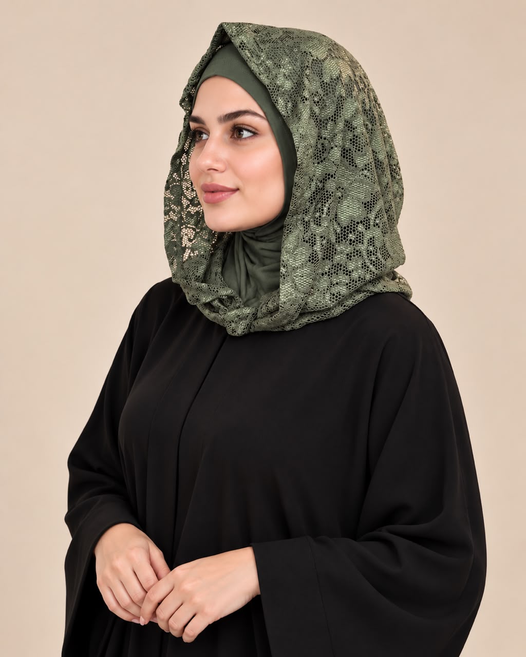 Dentelle Hoodie Hijab