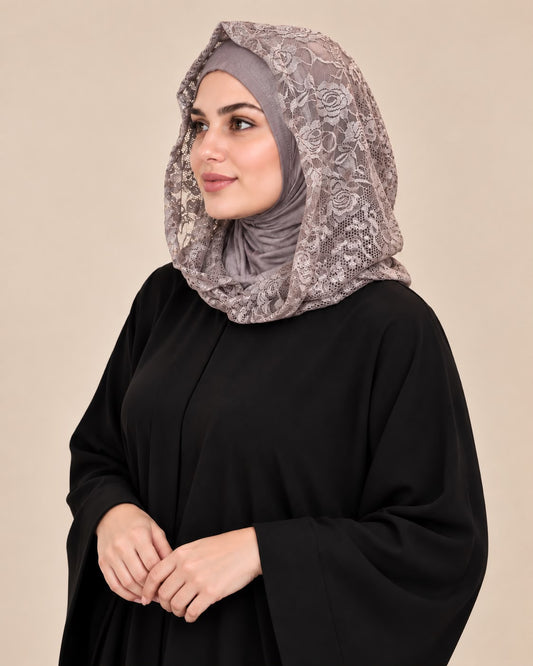 Dentelle Hoodie Hijab